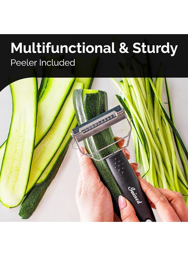 Joined Cheese Grater with Container - Box Grater Cheese Shredder Lemon Zester Grater - Cheese Grater with Handle - Graters for Kitchen Stainless Steel Food Grater - Hand Grater and Vegetable Peeler  - Image 5