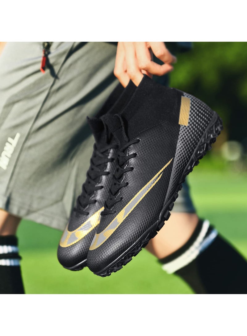 TAPIT Football Boots for Men Women Unisex-Adult Football Shoes Sneakers High Ankle Non-Slip Training Sneaker Athletics Football Soccer Shoes for Youth Students  - Image 5
