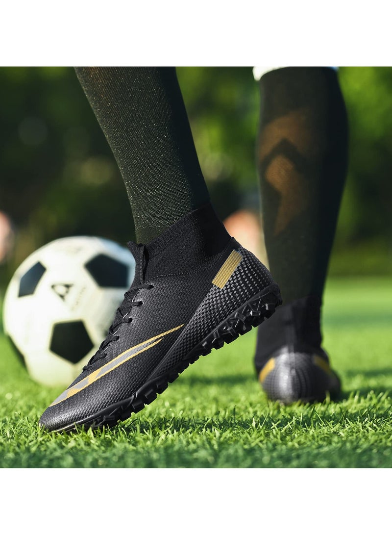 TAPIT Football Boots for Men Women Unisex-Adult Football Shoes Sneakers High Ankle Non-Slip Training Sneaker Athletics Football Soccer Shoes for Youth Students  - Image 4