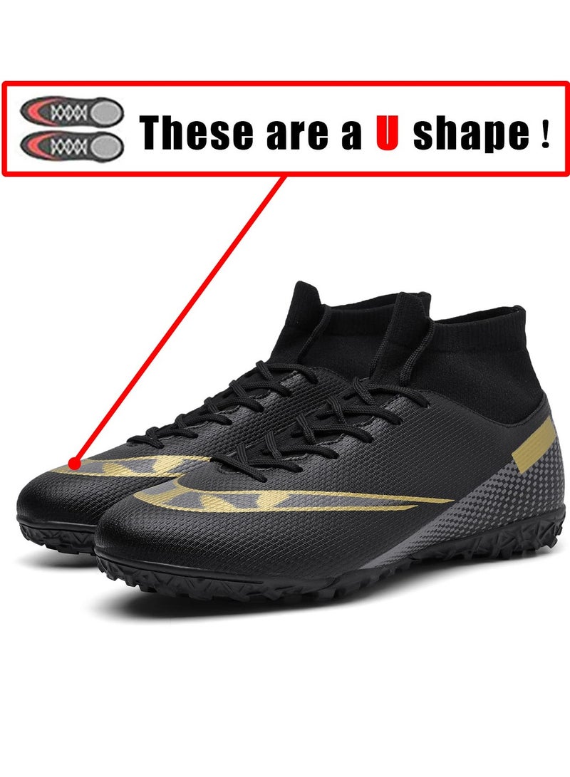 TAPIT Football Boots for Men Women Unisex-Adult Football Shoes Sneakers High Ankle Non-Slip Training Sneaker Athletics Football Soccer Shoes for Youth Students  - Image 3