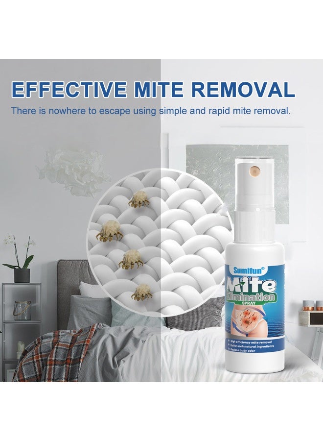 Sumifun Mite Elimination Spray 30ml Indoor Cleaning Spray for Dust Mite Removal, Effective Anti-Itch Solution for Body Irritation, Bedroom  Home Treatment for Sofas, Bedding, and Fabrics - Image 4