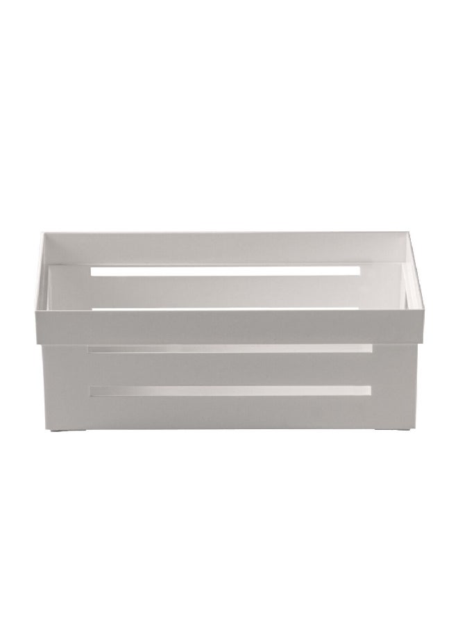 Snips Rectangular Shape BPA Free Premium Polystyrene Kitchen Organizer White 10.5 x 29.5 x 20 cm 000908 - Image 1