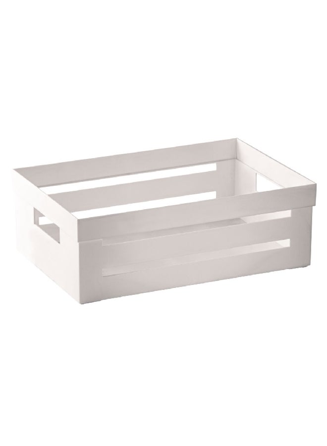 Snips Rectangular Shape BPA Free Premium Polystyrene Kitchen Organizer White 10.5 x 29.5 x 20 cm 000908 - Image 2