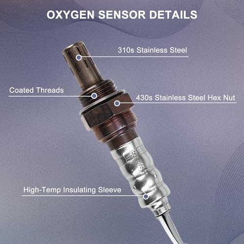 PAPAPARTS O2 Oxygen Sensor 56028994AA Upstream & Downstream Compatible with Dodge Ram 1500 2001-2006 Ram 2500 3500 2001-2003 Dakota Durango Neon, for Jeep Wrangler Grand Cherokee, for Chrysler 4PCS - Image 2