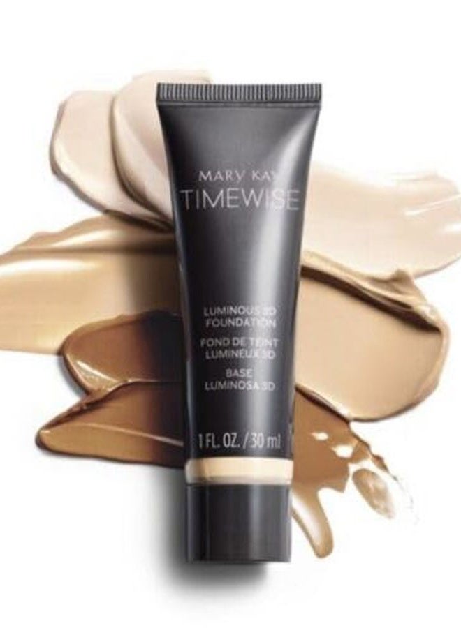 Mary Kay فوندشن تايم وايز لومنوس 3D 1 أونصة سائلة / 30 مل - عاجي C 110 - Image 3