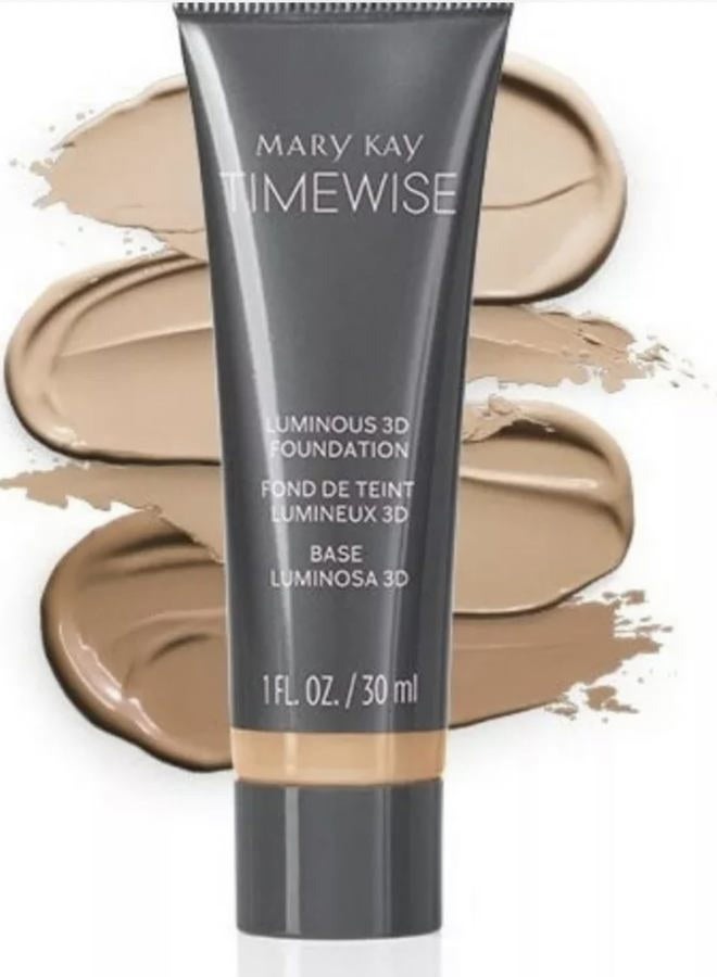 Mary Kay فوندشن تايم وايز لومنوس 3D 1 أونصة سائلة / 30 مل - عاجي C 110 - Image 4