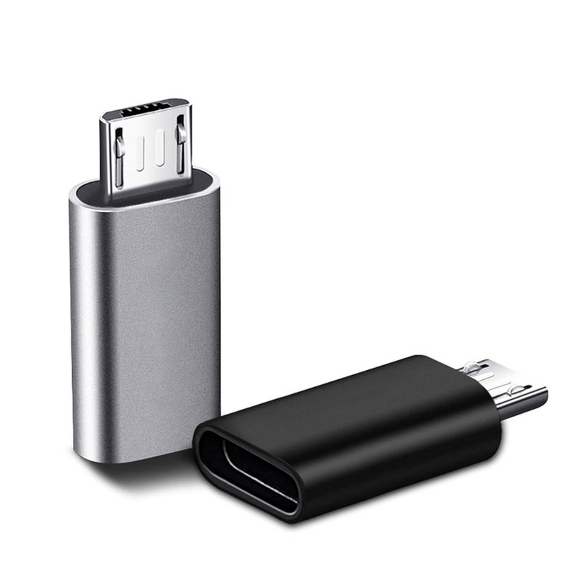 Tobfit Tobfit Micro USB to USB C Adapter for Type C Female to Micro B Male Converter QC 3.0 Data Transfer Compatible with PS4 Xbox Game Controller Spaker Driving Recorder Galaxy S7 Micro USB Devices - Image 1