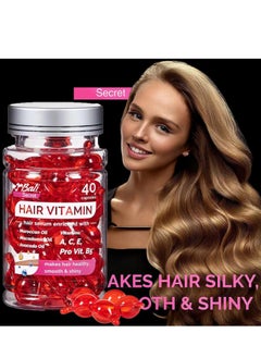 Bali Secret Hair Vitamin Hair Treatment Serum - 40 Hair Care Capsules - No Rinse - With Argan Macadamia & Avocado Oils - Vitamins A, E, & Pro B5 - Conditioner for Women & Men  - Image 3