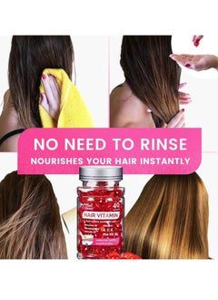 Bali Secret Hair Vitamin Hair Treatment Serum - 40 Hair Care Capsules - No Rinse - With Argan Macadamia & Avocado Oils - Vitamins A, E, & Pro B5 - Conditioner for Women & Men  - Image 4