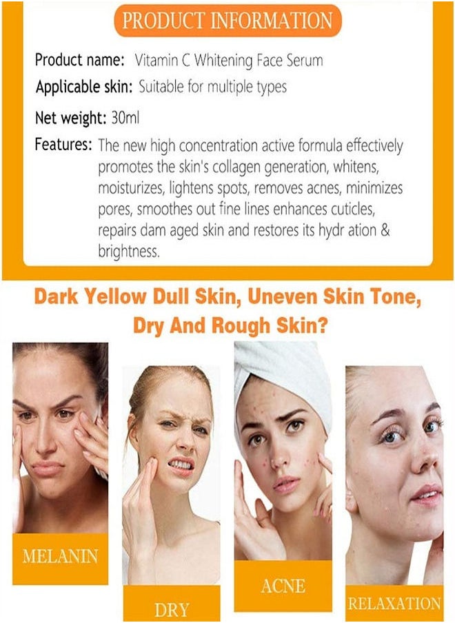 Disaar - Vitamin C Hyaluronic Acid Whitening Face Serum 30ml - Image 1