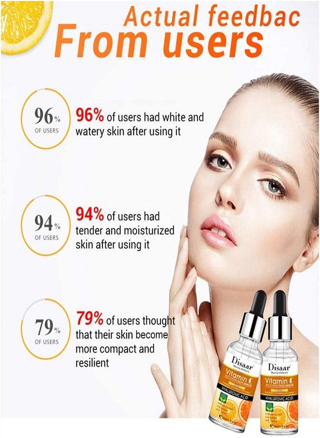 Disaar - Vitamin C Hyaluronic Acid Whitening Face Serum 30ml - Image 1