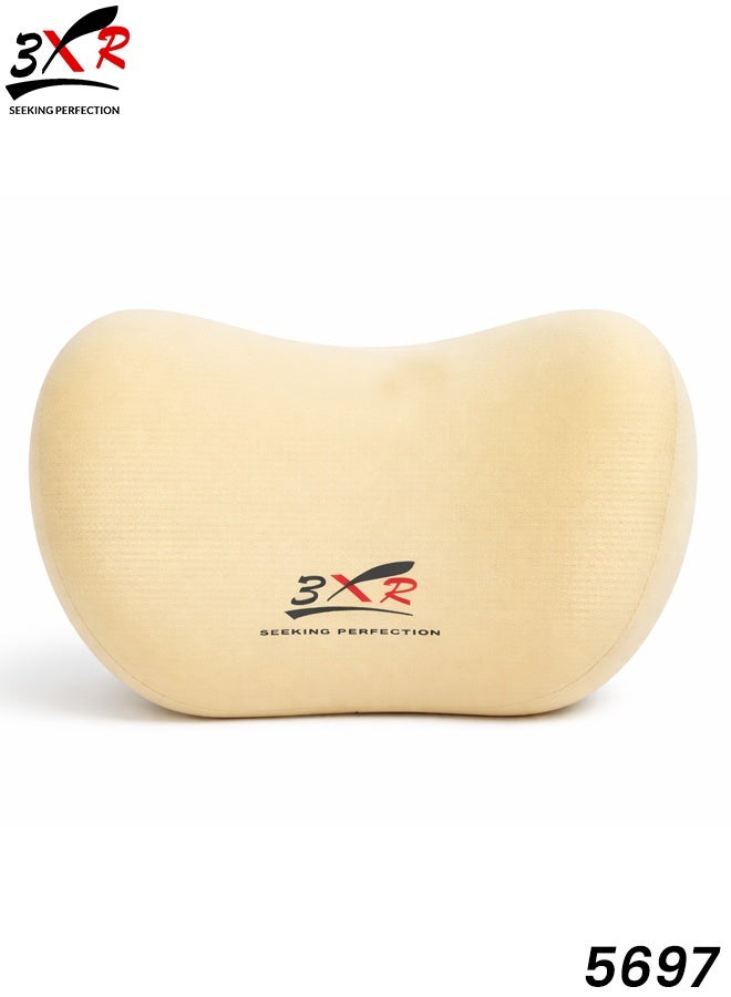 3XR Car Neck Pillow Memory Foam Headrest Cushion Ergonomic Cervical Support Pillow for Car Seat Neck Support Travel Office Chair Headrest Cushion Soft Breathable Fabric Neck Pain Relief Driving Comfort Pillow Universal Fit -5697 - Image 1