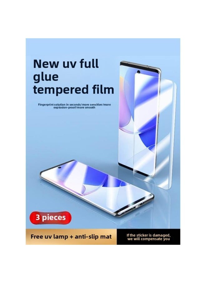 Generic For Huawei Nova9 Tempered Film Nova9pro Mobile Phone Film Nova10 Nove11pro Full Screen Tempered Film-Color:Uv Film Is Prohibited: Plain Leather Mobile Phones Cannot Be Used, And Cracks On The Screen Cannot Be Used-Size:For Huawei Nova9  - Image 2