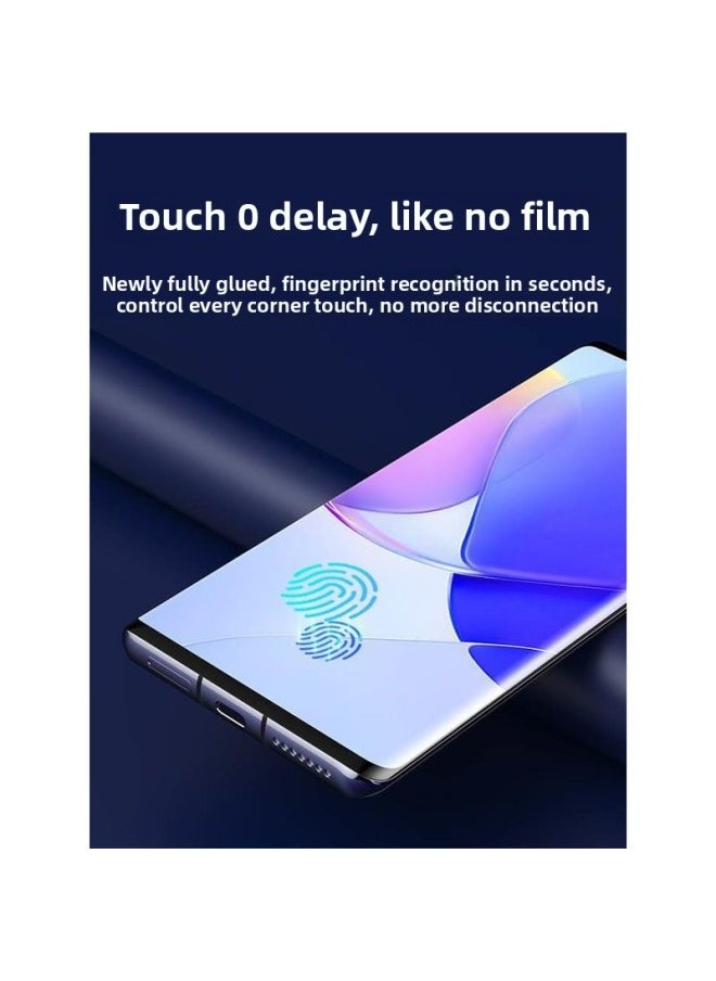 Generic For Huawei Nova9 Tempered Film Nova9pro Mobile Phone Film Nova10 Nove11pro Full Screen Tempered Film-Color:Uv Film Is Prohibited: Plain Leather Mobile Phones Cannot Be Used, And Cracks On The Screen Cannot Be Used-Size:For Huawei Nova9  - Image 3
