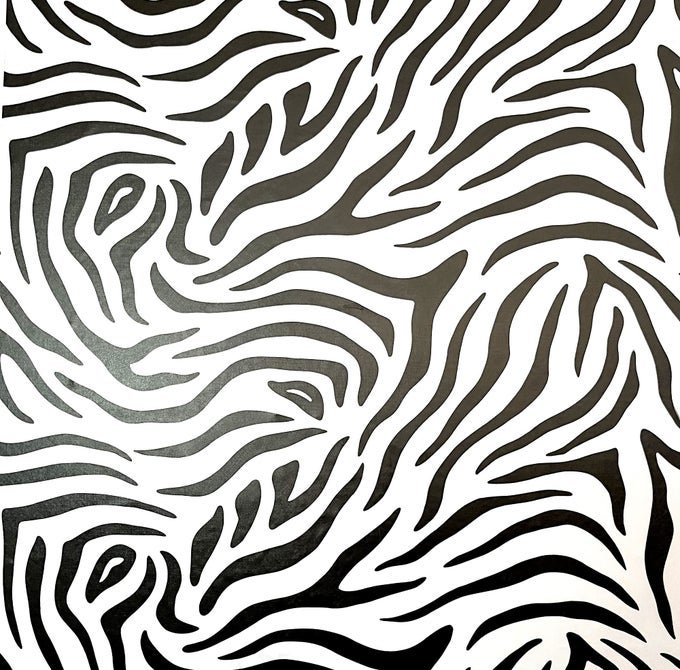 PEEL AND STICK ZEBRA WALLPAPERREMOVABLE ZEBRA CONTACT PAPER 1772IN X 118IN ZEBRA PATTERN