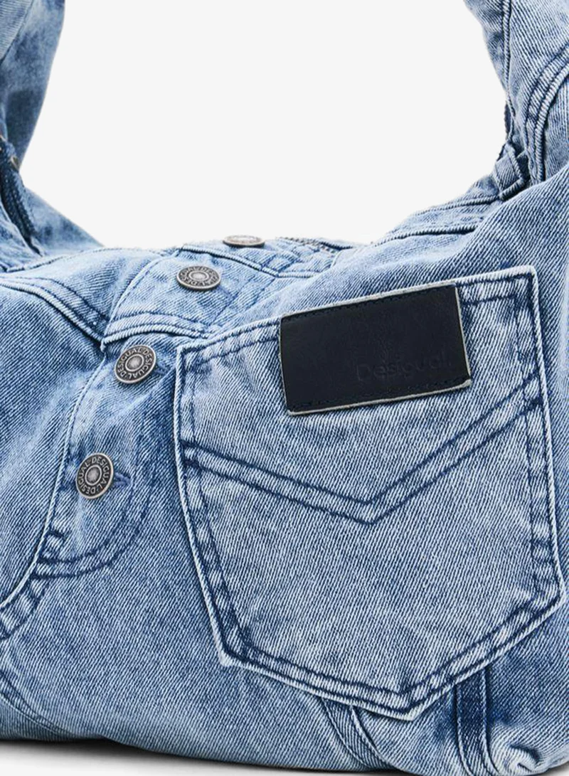 Desigual Blue Medium denim bag for Women | Best Price UAE