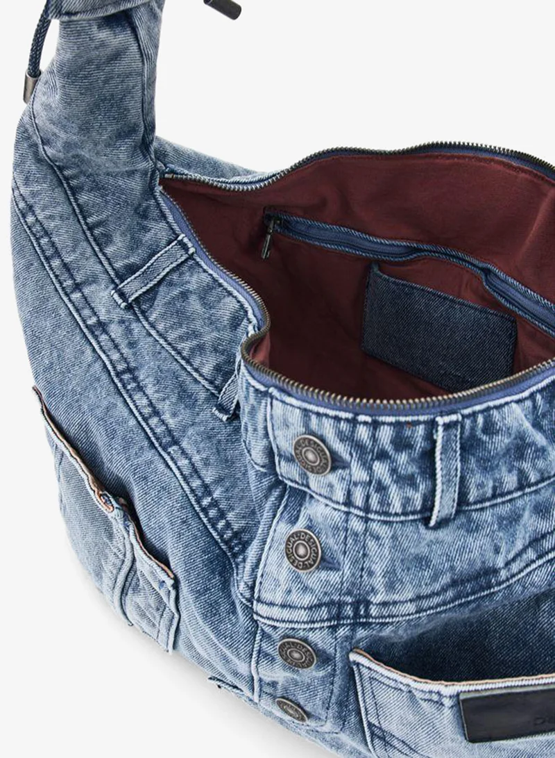 Desigual Blue Medium denim bag for Women | Best Price UAE