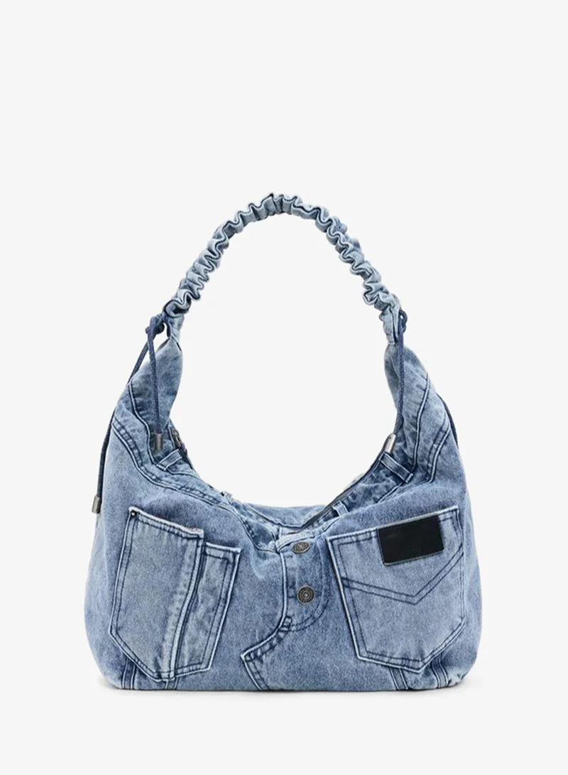 Desigual Blue Medium denim bag for Women | Best Price UAE