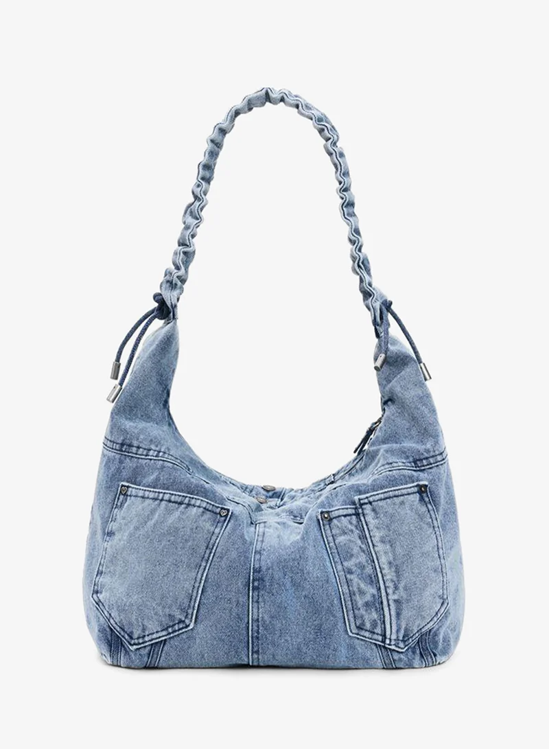 Desigual Blue Medium denim bag for Women | Best Price UAE