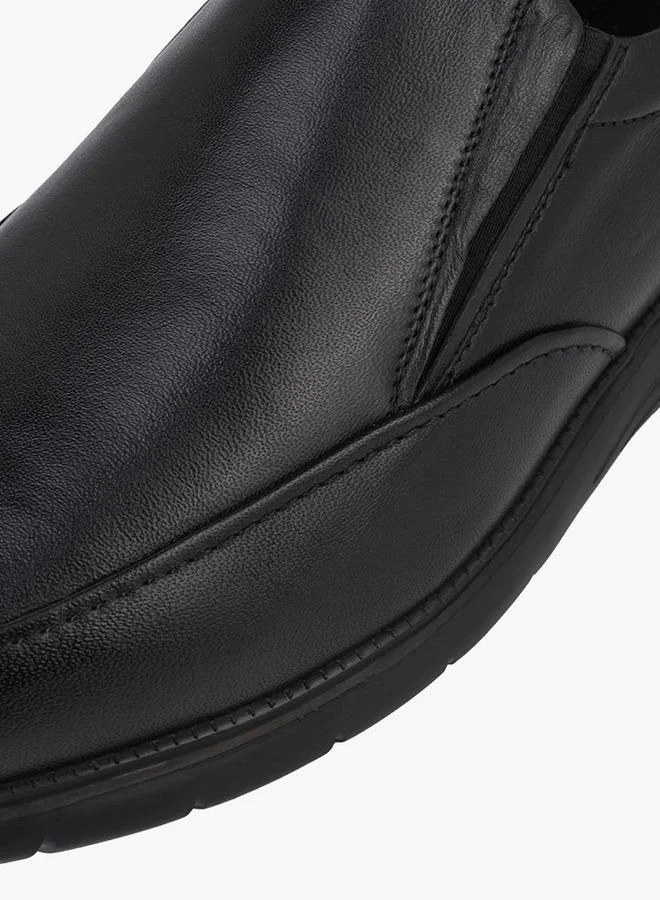 LBL By Shoexpress BLACK Men Leather Slip-On Loafers for Men | Best Price UAE