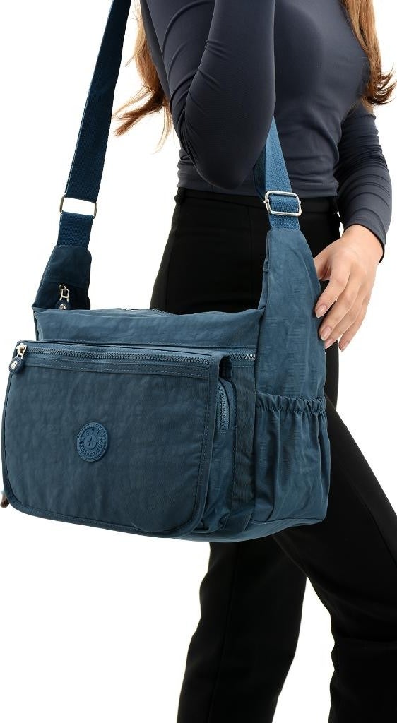 Baginn Klinkır Postman School Bag Crossbody Large Shoulder Bag Rainproof Special Fabric  - Image 1