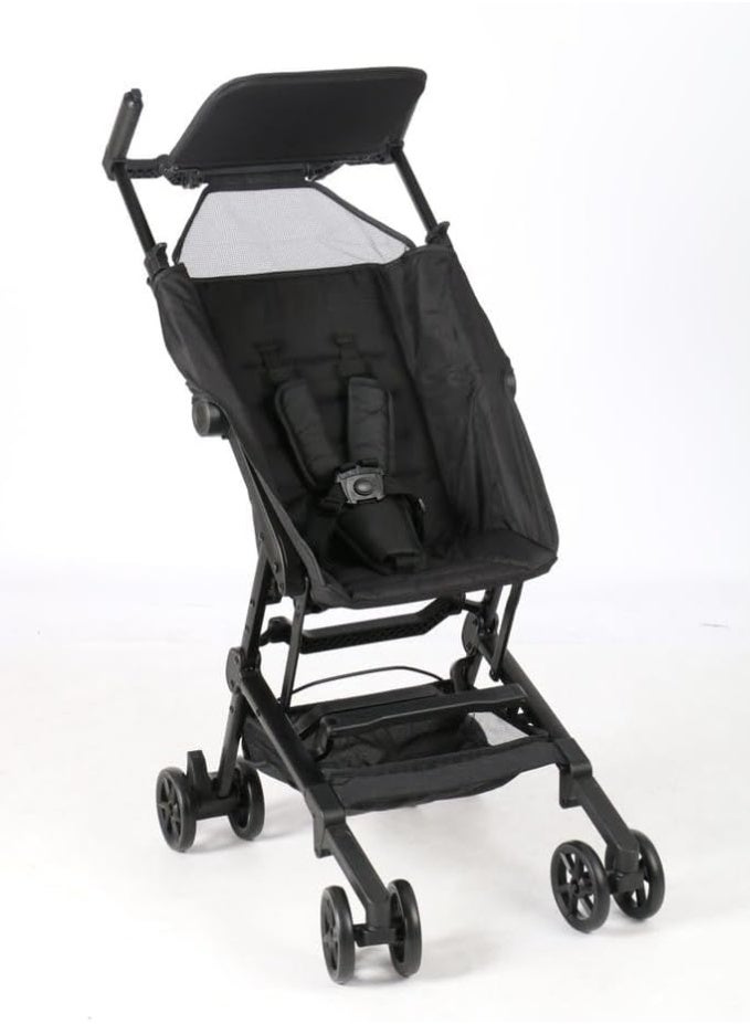 7MD عربة أطفال، قابلة للطي وخفيفة الوزن، صديقة للسفر، عربة دفع متعددة الوظائف بمقعد قابل للإمالة، إطار متين مع عجلات تدور 360 درجة، آمنة ومريحة للمواليد والأطفال الصغار - Image 1