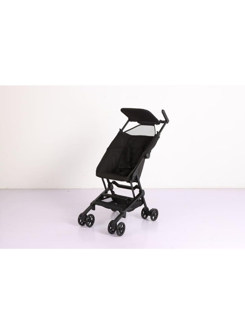 7MD عربة أطفال، قابلة للطي وخفيفة الوزن، صديقة للسفر، عربة دفع متعددة الوظائف بمقعد قابل للإمالة، إطار متين مع عجلات تدور 360 درجة، آمنة ومريحة للمواليد والأطفال الصغار - Image 3