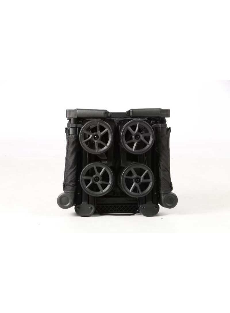 7MD عربة أطفال، قابلة للطي وخفيفة الوزن، صديقة للسفر، عربة دفع متعددة الوظائف بمقعد قابل للإمالة، إطار متين مع عجلات تدور 360 درجة، آمنة ومريحة للمواليد والأطفال الصغار - Image 5