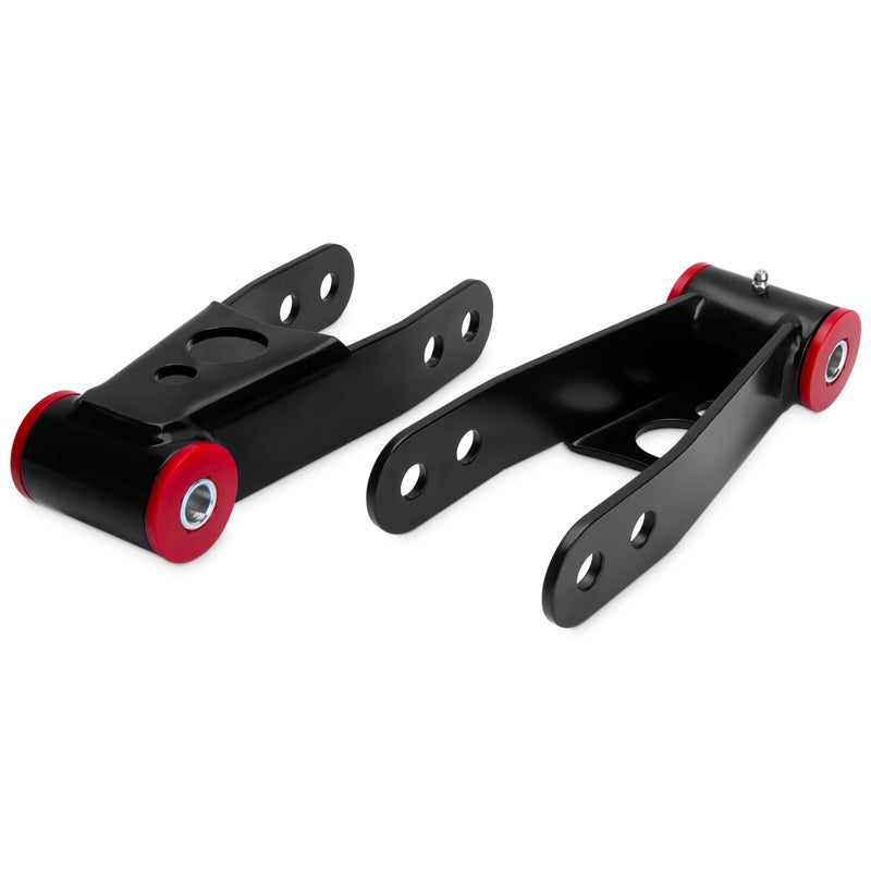 KSP Drop Shackles for Silverado 1500 19992019 2 Rear Lowering Shackle Kits Compatible with Chevy Silverado GMC Sierra 1500 1 Adjustable Suspension Lowering drop Kits for 6 Lug Truck 2WD 4WD