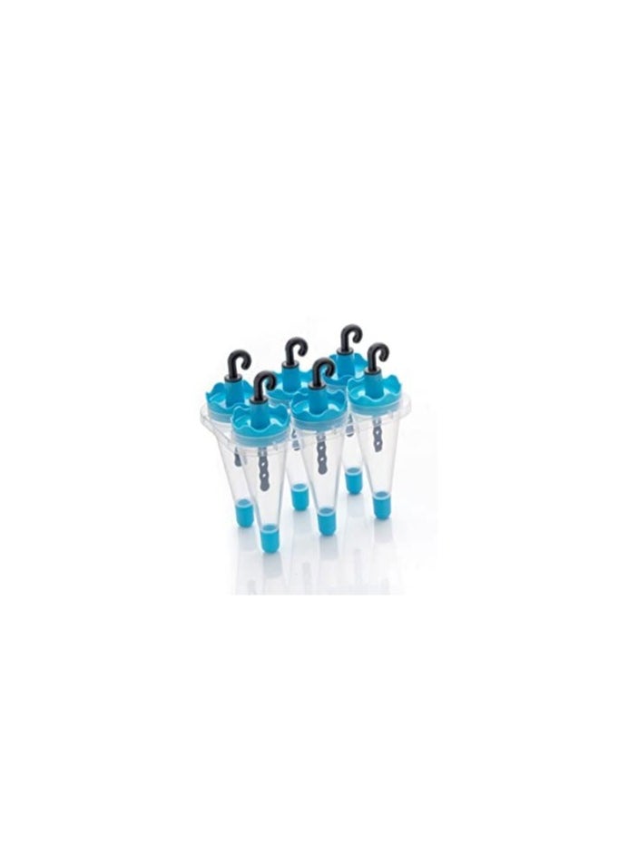 Bisbell 8 Pcs Umbrella Style Ice Candy Stick Popsicle Mold & Kulfi Frozen Stick Ice Cream Pop Yogurt Jelly Lolly Maker Tray Mould-Star Shape  - Image 4
