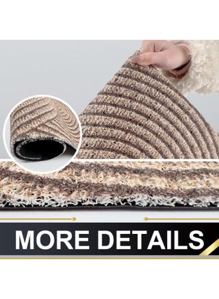Absorbent Resist Dirt Entrance Doormat Inside Floor Mats Front Back Door Mat Rubber Backing Non Slip Door Mats 45*65CM - view 4