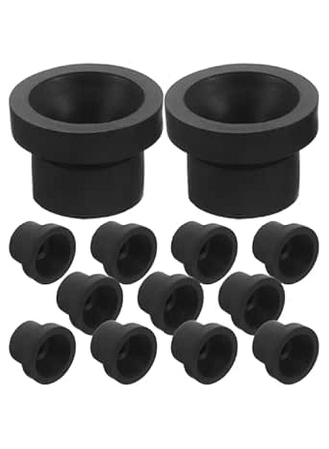 50Pcs Black Rubber Engine Cover Grommet Protective Bush Mount Replacement - Image 1