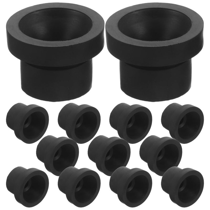 50Pcs Black Rubber Engine Cover Grommet Protective Bush Mount Replacement - Image 2