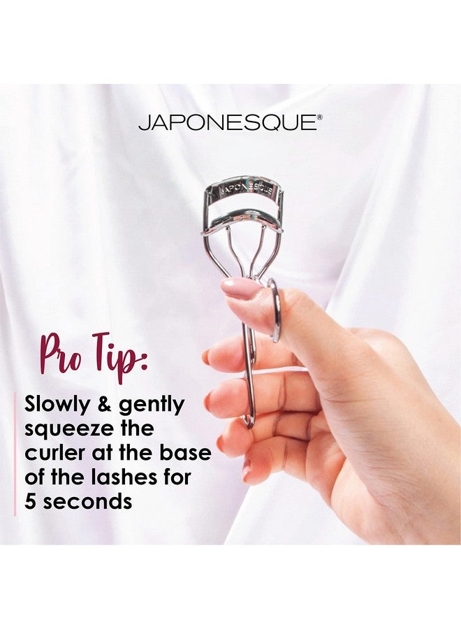 Japonesque Lash Curler Gunmetalkeeps Lashes Curled For 8 Hourseyeopening And Defining Resultsfor Natural Or False Lashesincludes 1 Refill Pad - Image 4
