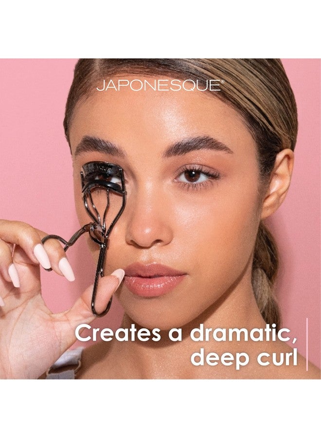Japonesque Lash Curler Gunmetalkeeps Lashes Curled For 8 Hourseyeopening And Defining Resultsfor Natural Or False Lashesincludes 1 Refill Pad - Image 2