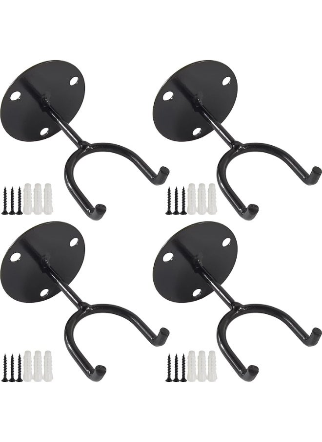 Generic 4pcs Baseball bat Holders Memorabilia Baseball Bat Display - Multipurpose Sturdy Bat Holder - Bat Hooks for Baseball & Softball Bat - Rack Holder Wall Mounted Display Hanger  - Image 1