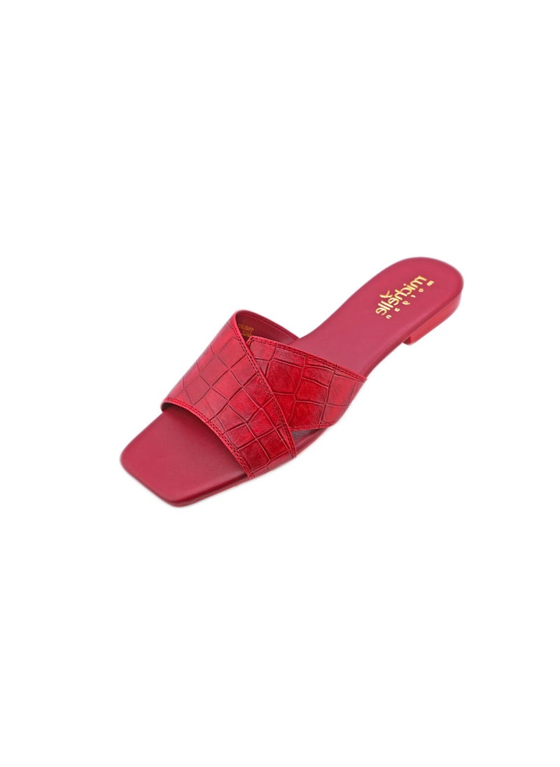 Michelle Morgan - Casual Ladies Slides  Red 36 - Image 1