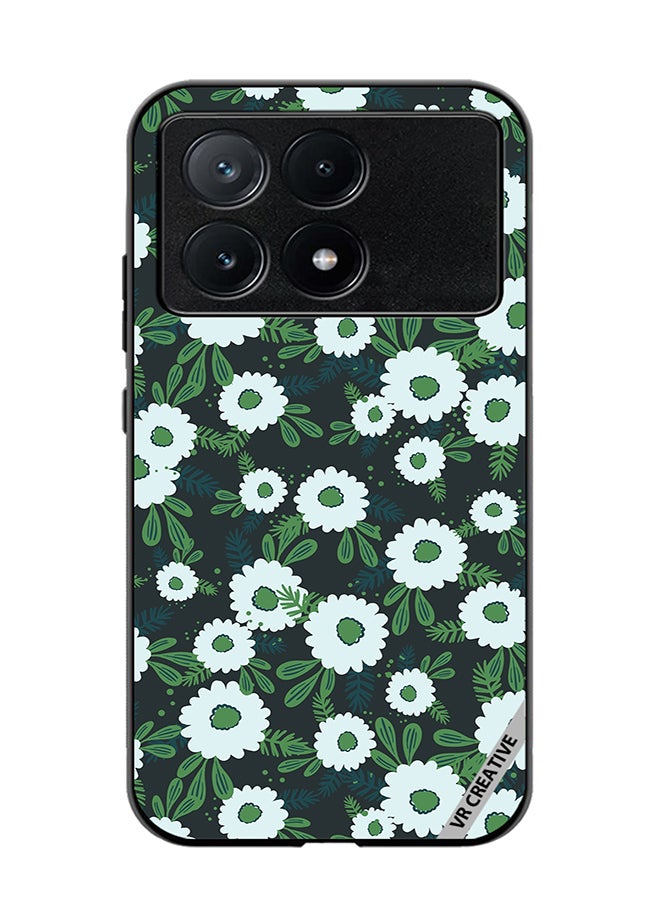 VR CREATIVE Protective Case Cover For Xiaomi Poco X6 Pro Floral Pattern Based On Traditional Folk Art Ornaments Design Multicolour - Image 1