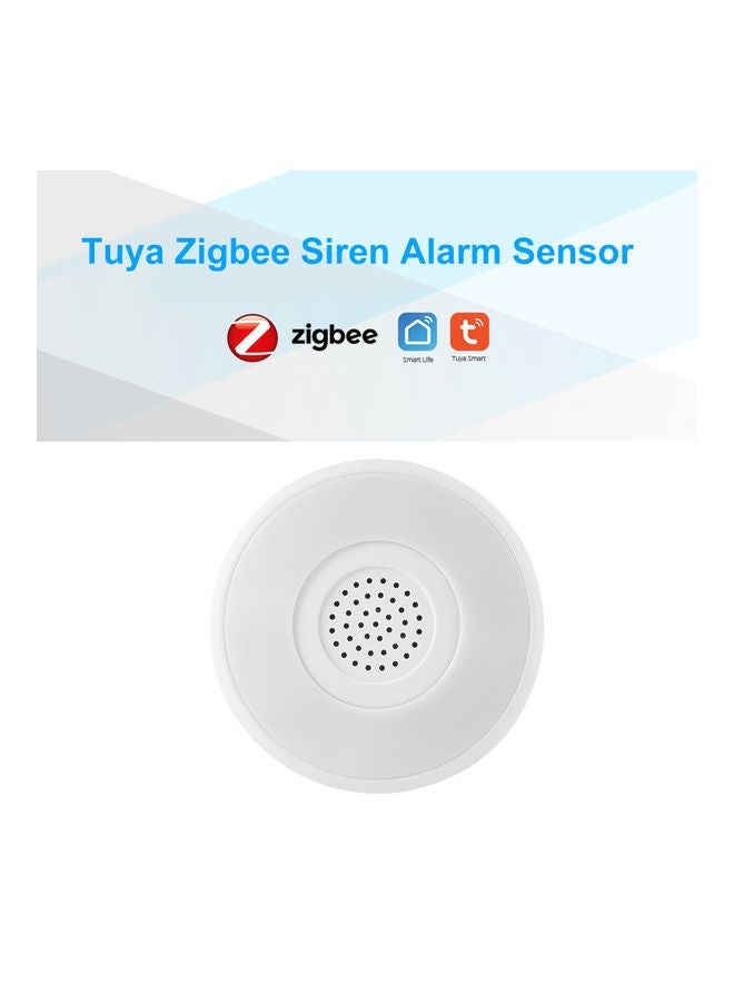NIBEMINENT Tuya Zigbee Siren Alarm Sensor White - Image 2