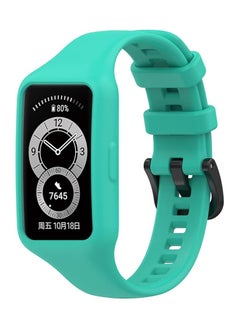 Generic Silicone Watch Strap for Huawei Band 7/Band 6 360 Degree Protective Silicone Band with Metal Buckle for Honor Band 6  - Image 1
