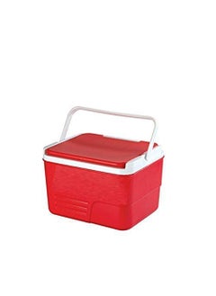 Vroxy Vroxy Plastic Insulated Chiller Ice Box with Lid for Hiking and Camping Ice Chiller Box Keeps Cold up to 12 Hours Multi Color 6 Liter  - Image 1
