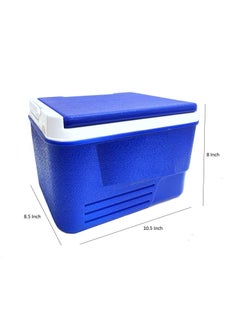 Vroxy Vroxy Plastic Insulated Chiller Ice Box with Lid for Hiking and Camping Ice Chiller Box Keeps Cold up to 12 Hours Multi Color 6 Liter  - Image 3