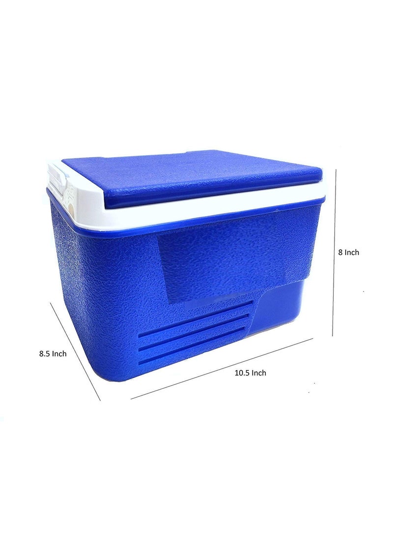 Vroxy - Vroxy Plastic Insulated Chiller Ice Box with Lid for Hiking and Camping Ice Chiller Box Keeps Cold up to 12 Hours Multi Color 6 Liter - Image 1