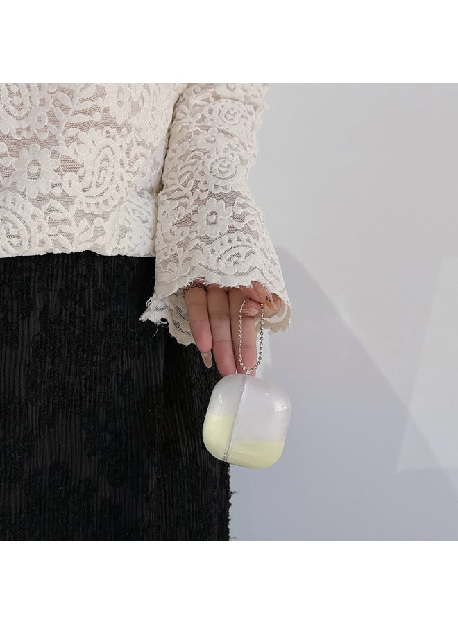 Suitable For AirPods4 Earphone Case 1/2/3airpods Pro2 Quicksand Apple Earphone Protective Cover Tpu Luminous-Colour:Red-Applicable Model:Airpods 3 - Image 5