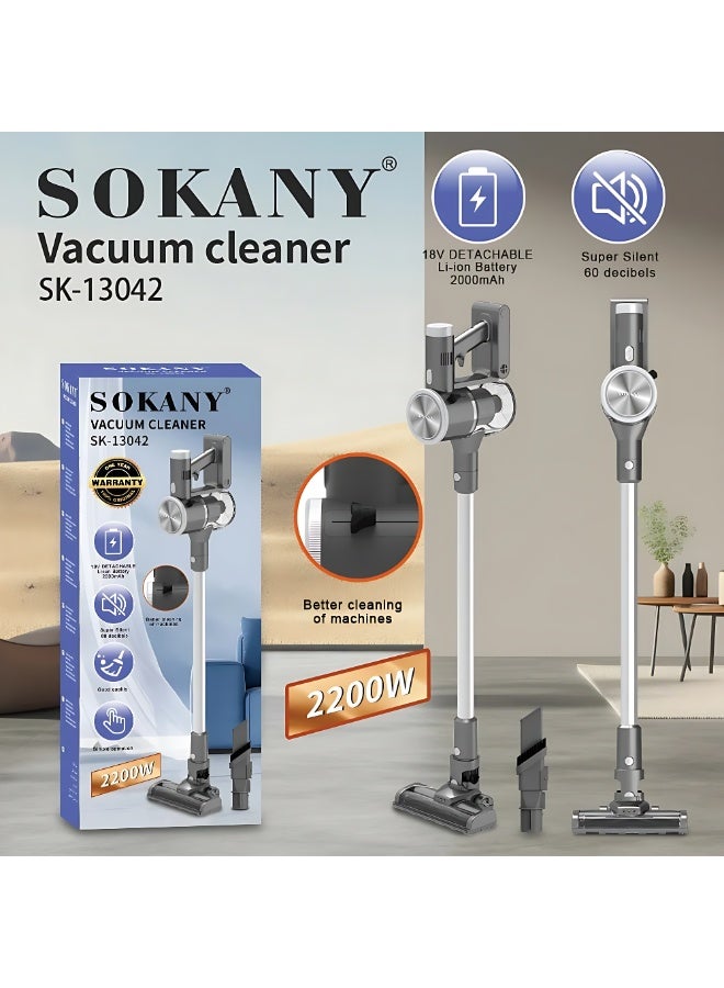 sokany Cordless Vacuum Cleaner with Powerful Suction 2200W - Image 3