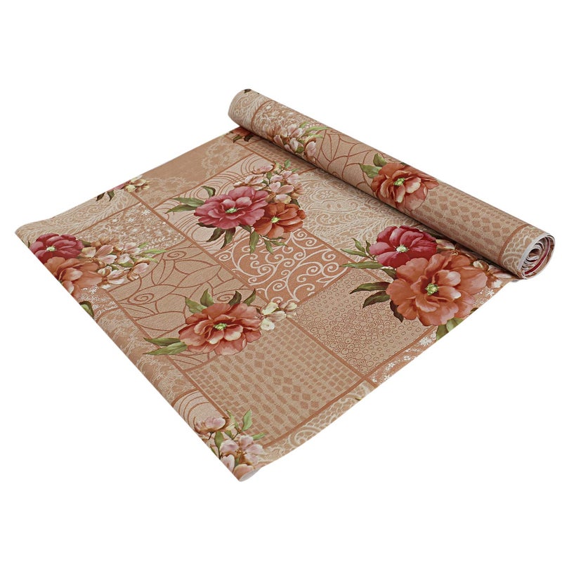 Kuber Industries Heart Home PVC WardrobeKitchenDrawer Shelf Mat 5 Mtr Roll Multi CTHH02092 
