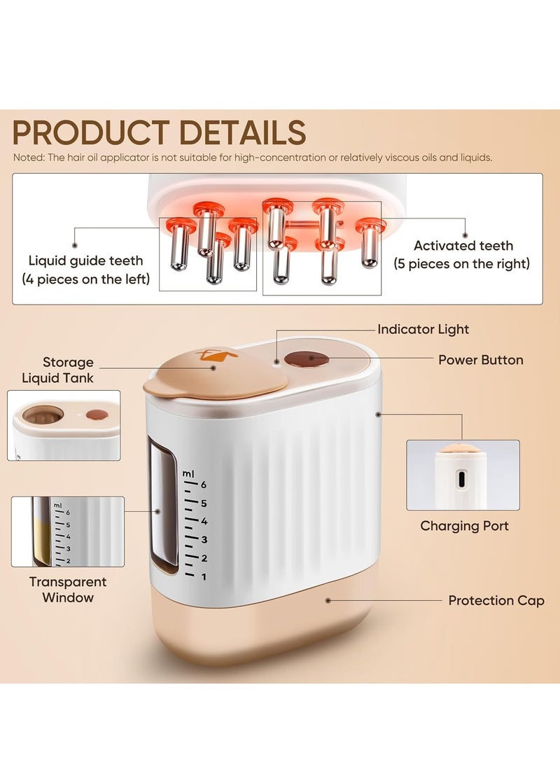 General 2 in 1 Hair Oiling Applicator&Scalp Oil Applicator,Electric Hair Oil Applicator for Hair Growth,Oil Massager for Scalp,Oil Dispenser for Hair  - Image 4