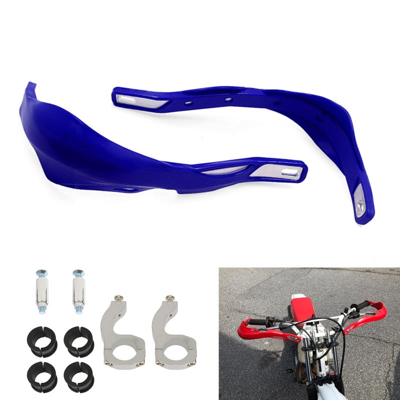 Universal Motorcycles Handguards Handlebar Hand Brush Guards Handle Protector Windshield Crash Protector for Honda Motocross Yamaha Suzuki Kawasaki Dual Sport Dirt Bike ATV MX