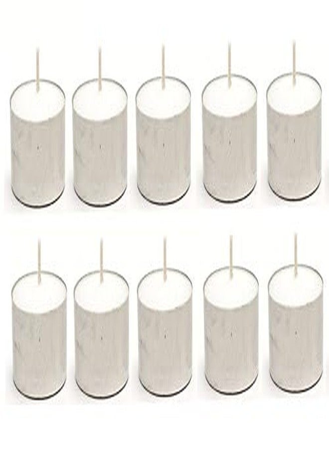 Storescent Smokeless Tea Light Candle for Home Décor - 9 Hours Burning Time, White, Non Scented, Wax Tealight with Long Wick, Candle Light Dinner, Birthday Decoration (Pack of 20pcs) - Image 5