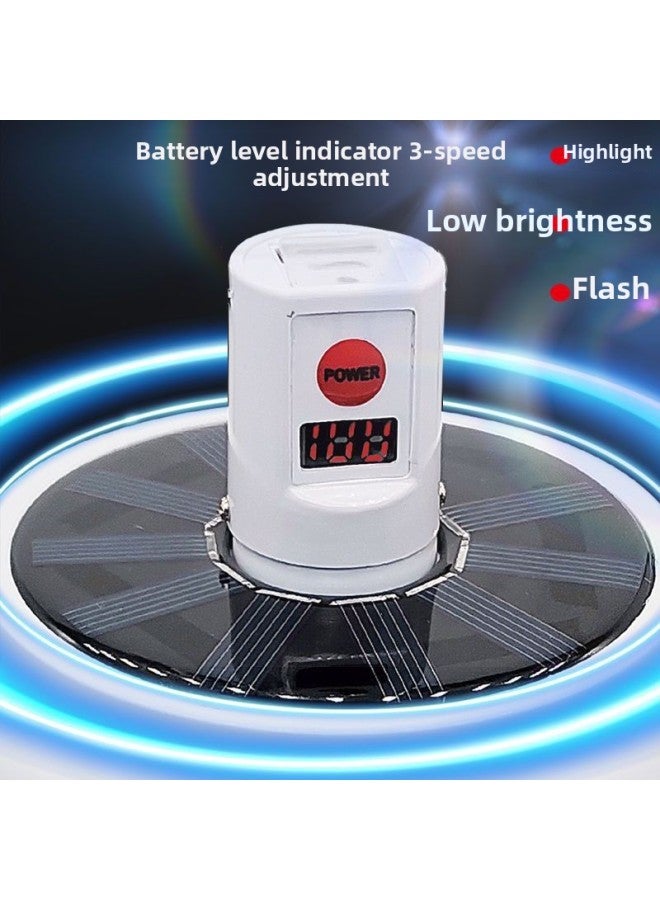 Loquat Super Bright LED Solar Charging Bulb Night Market Light Stall Home Flashlight Outdoor Wireless Power Outage Emergency Light-Light Color:Photo 100 Square Meters, Solar Lights Come With Charging Cable Charger - Image 5
